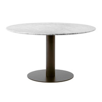 Tables à manger rondes modernes en acier de haute qualité et en marbre ensemble de table à manger de luxe table basse en marbre pour restaurant