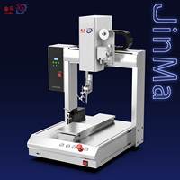 Máquina de Soldadura Automática de Alta Precisión de 0.02 mm, Robot de Escritorio de un Solo Cabezal, Controlador Programable, Motor con Rodamientos, Velocidad de 500 mm/s
