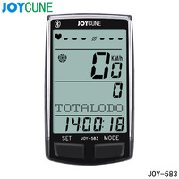 Stopwatch layar besar multifungsi sepeda, Speedometer komputer lampu latar Multi Bahasa