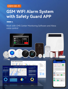 Sistema de Alarma WiFi GSM Tuya Smart Life Golden Security de 4.3 Pulgadas con Pantalla Grande, Función de Alarma Antirrobo y Voz Alexa, Novedad 2026 - Product Image 2