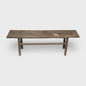 <b>Rustic</b> Minimalist Qing Dynasty Elmwood Coffee <b>Table</b> Ming-Inspired Splayed Legs with Rich Patina for Home Living Room Use - Product Image 3