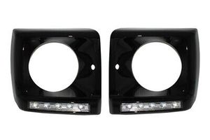 BBmart Auto voiture accessoires phare couverture cadre décoratif déflecteur OE 4638840831 pour <span class=keywords><strong>Mercedes</strong></span> Benz - Product Image 2