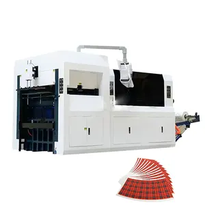 Fully automatic paper cup die cutting machine paper cup making machine production line