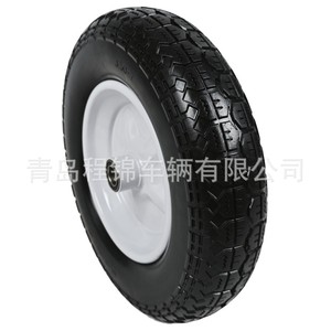 Cheng Jin Vehicles 3.50-7 PU Foam Tire Solid Wheel <b>For</b> Handcart Wheelbarrow <b>Tool</b> <b>Cart</b> Garden Use - Product Image 1