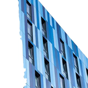 PVDF dilapisi aluminium komposit panel untuk bangunan fasad