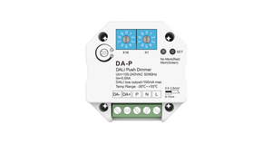 DA-PD 100-240VAC 100mA – Variateur DALI à bouton-poussoir avec alimentation et répéteur intégrés – Petit variateur pour pilotes <span class=keywords><strong>ou</strong></span> ballasts DALI - Product Image 2