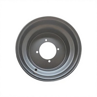 Nouvelle jante arrière noire de 10 pouces 220x280, moyeu en fer à 4 trous pour ATV Quad 4 roues tout-terrain 50cc/110cc/125cc