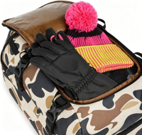 Sac à dos pour bottes d'enfants RIDE WIND Evo 40L personnalisable, sac de sport pour ski et snowboard en EVA/Nylon/Polyester, rangement pour casque, sangles rembourrées