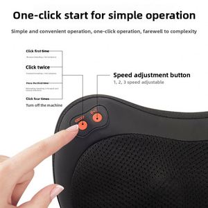 Smart Massage Pillow for Neck Back Waist & Hip-Car & Home Use Full-Body Massage - Product Image 4