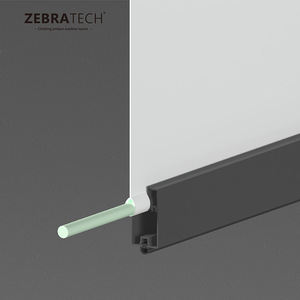 विंडप्रूफ वाटरप्रूफ वाटरप्रूफ शेड मोटर चालित ऊर्ध्वाधर दरवाजा गार्डन शेड जिपर बाहरी रोलर अंधा - Product Image 3