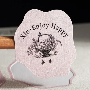 Nhãn và nhãn dán logo in màu chất lượng cao, nhãn dán hình dạng khác nhau, nhãn dán giấy thân thiện với môi trường - Product Image 6