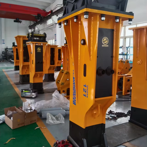 Martillo hidráulico tipo caja Soosan SB121, martillo de roca silencioso para equipos de maquinaria pesada en construcción - Product Image 1