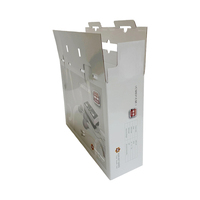 Boîtes de rangement en papier ondulé avec logo imprimé personnalisé de qualité Carton avec poignée