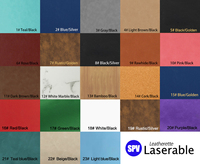 Grosir Pabrik Laser lembar kosong kustom dengan punggung abu-abu tanpa perekat produk Laser yang dapat diukir