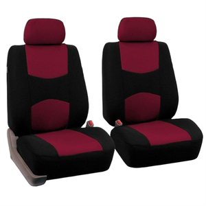 Housse <span class=keywords><strong>de</strong></span> siège <span class=keywords><strong>de</strong></span> voiture multi-couleurs toutes saisons, couleur bordeaux - Product Image 1