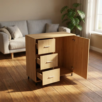 Meuble de rangement en bois à prix d'usine, console de salon, commode à tiroirs
