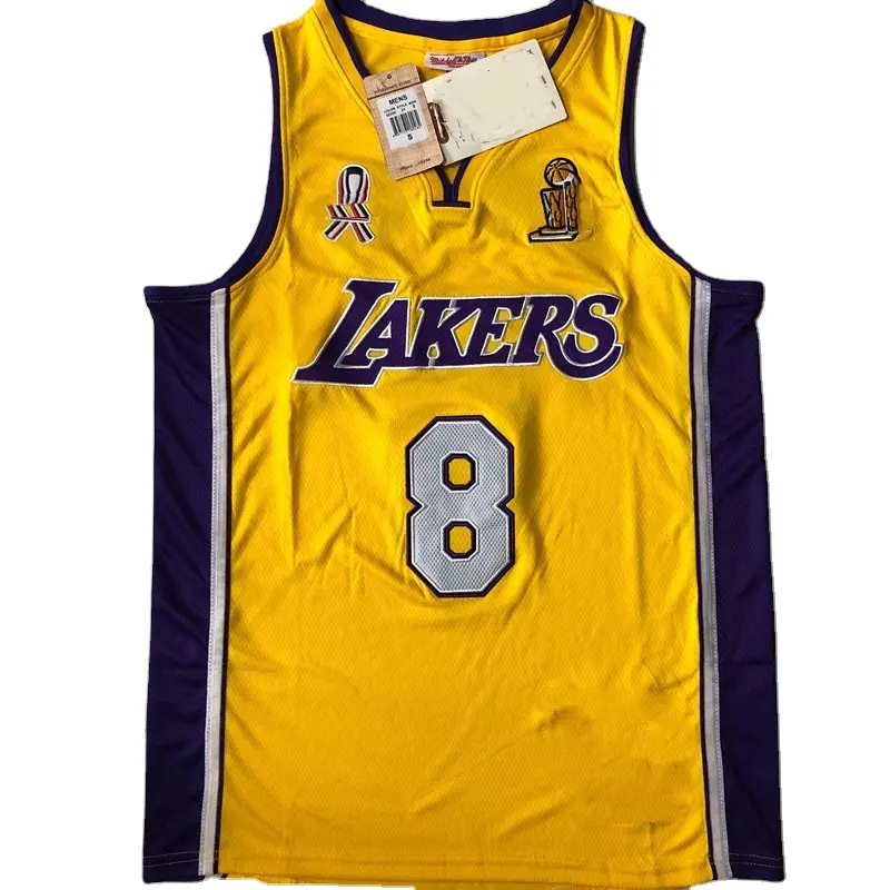 قمصان كرة سلة عتيقة بأحجام 2001-2002 للبيع بالجملة بأسعار زهيدة ، سترات كرة سلة شبكية