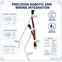 Faisceau de câblage servo flexible et faisceau de câblage servo pour chaîne porte-câbles, faisceau de câblage pour robot et câbles servo blindés