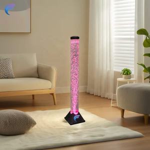 장식용 아크릴 RGB 조명 원형 버블 워터 컬럼 램프 (리모컨 포함) - Product Image 3