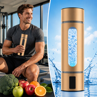 Botella de Agua Hidrogenada de 230 ml con Logotipo Personalizado, Tecnología SPE PEM, 5000 PPB, Generador de Agua Portátil para el Hogar y Escritorio, Fabricante OEM