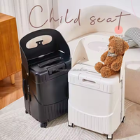 Ensemble de bagages de voyage de luxe pour bébé, valise bébé, chariot de maternité, poussette pour enfant à cadre en aluminium, valise rigide pour enfant