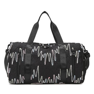 Bolsa de Viaje Ligera Oxford Unisex RUIQUWIN con Logotipo Personalizado, Compartimento Separado para Zapatos, Separación de Seco y Húmedo, Funda para Trolley, Bolsa de Gimnasio - Product Image 4