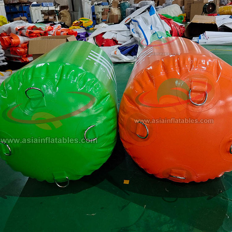 PVC Cylindrical Inflatable Marine Buoy Mooring Float for Outdoor Water ...