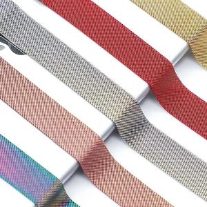 Correa milanesa para <span class=keywords><strong>Apple</strong></span> <span class=keywords><strong>Watch</strong></span> Band 45mm 44mm Ultra 2 49mm Pulsera para Iwatch Series 9 7 8 6 SE 5 <span class=keywords><strong>4</strong></span> 3 Correa de metal 38/40MM - Product Image 1