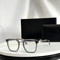 Montures de lunettes de soleil carrées en acétate à monture complète, protection UV %, couleur écaille de tortue, modèle CH0521, unisexe, vente en gros