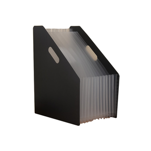 Carpeta organizadora de archivos de acordeón, organizador de plástico apilable, 13 bolsillos, pp, expansión con mango, gran precio - Product Image 1