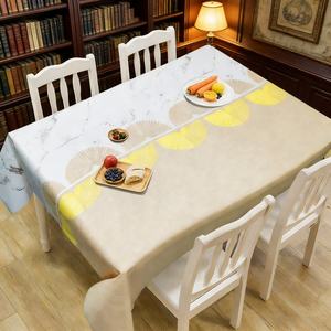 Mantel con Patrón de Hojas de Ginkgo Estilo Chino y Diseño de Mármol - Product Image 2