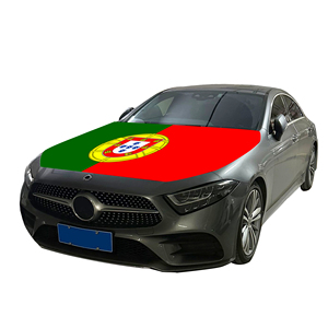 Drapeau national du <span class=keywords><strong>Portugal</strong></span> pour capot de voiture et couvercle de moteur 120x150cm Style sportif 87% Polyester + 13% Spandex Tissu Vente directe d'usine - Product Image 1