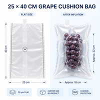 Emballage de Protection Gonflable pour Sacs de Supermarché, Qualité Alimentaire, Hygiénique, pour Contact Direct, Rembourrage Plastique pour Emballage de Raisins