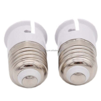 Blanc Noir E27 à B22 Support de lampe Convertisseur de douille Retardateur de flamme E27 à B22 Vis Adaptateur d'ampoule Bases halogènes Douille