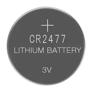 Cr 2477 버튼 코인 셀 3v cr2477 시계 용 리튬 배터리