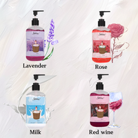 Gel douche moussant en gros, bombe de bain moussante, bain moussant riche et pétillant pour le corps 120ml