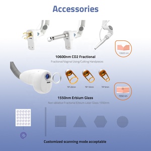 Laser fractionné Haidari FONS <span class=keywords><strong>SVR</strong></span> Clinic Professional 10600Nm Erbium 1550nm pour l'élimination des cicatrices d'acné et le resserrement vaginal, tube métallique RF - Product Image 3