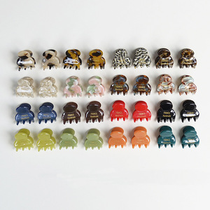 Qianjin <span class=keywords><strong>Mini</strong></span> pince à cheveux personnalisable Logo personnalisé <span class=keywords><strong>FRANCE</strong></span> Petite frange épingle à cheveux pince décorative latérale supérieure en acétate - Product Image 1