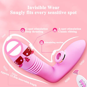 Kadınlar için Isıtmalı, Giyilebilir ve Klitoris G Noktası Çift Stimülasyonlu Külot Tipi Yumuşak Vibratör, Lüks 2'si 1 Arada - Product Image 2