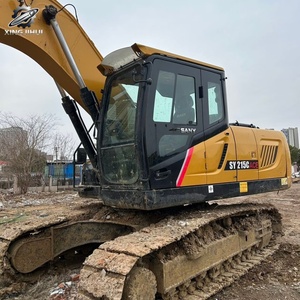 Excavatrice Sany 215c d'occasion, équipement de construction, bon état de fonctionnement, sans fuite d'huile, faible nombre d'heures de travail, excavatrice Sany d'origine. - Product Image 3
