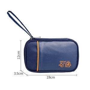 Organisateur de câbles portable en polyester, étui de chargement pour smartphones, banques d'alimentation, pochette pour écouteurs numériques - Multi-usages - Product Image 2