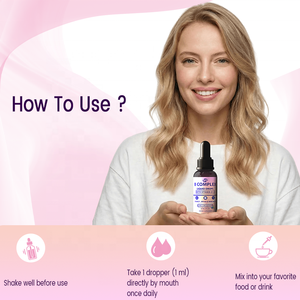 Haccp  OEM ODM  Gotas Líquidas de Complejo Vitamínico B, B1 B6 B12, Suplemento Sublingual para el Metabolismo Energético y el Apoyo Inmunológico - Product Image 5