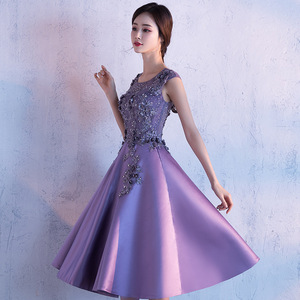 Elegant Evening Gown With Train Scoop Neck Empire Waist Polyester Fiber For Hostess Choir Performances - Product Image 2