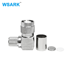 Conector coaxial WSARK <span class=keywords><strong>Ebow</strong></span> TNC macho de ángulo recto para cable LMR400 - Product Image 1