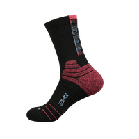 Chaussettes de course de basket-ball sans couture High-Crew Tube de coussin Techniques tricotées Conception personnalisée