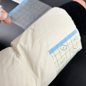 <b>Clothes</b> Protector Cuff Guard White Grid PE Rectangle Elbow Protection - Product Image 2