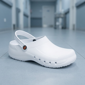 Garantía de calidad DIAN Zueco sanitario sin látex Color blanco Zapatos antideslizantes transpirables Suela extraíble - Product Image 2