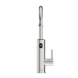 Briwellna 3200W Grifo <span class=keywords><strong>de</strong></span> <span class=keywords><strong>agua</strong></span> caliente instantáneo Grifo <span class=keywords><strong>de</strong></span> cocina plateado <span class=keywords><strong>Calentador</strong></span> <span class=keywords><strong>de</strong></span> <span class=keywords><strong>agua</strong></span> eléctrico 360 <span class=keywords><strong>Caño</strong></span> 360 LED Garaje doméstico en inglés - Product Image 2