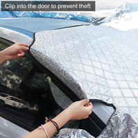 Pare-Soleil Magnétique pour Pare-Brise Avant de Voiture, Épaissi, Anti-UV, Isolation Thermique, Housse de Protection Contre la Neige
