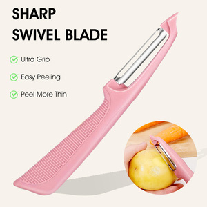 Set di Pelapatate in Acciaio Inox Maisons, Lavabili in Lavastoviglie, Antiaderenti, con Buona Presa per Mele, Carote, <span class=keywords><strong>Zucchine</strong></span>, Cetrioli - Product Image 4